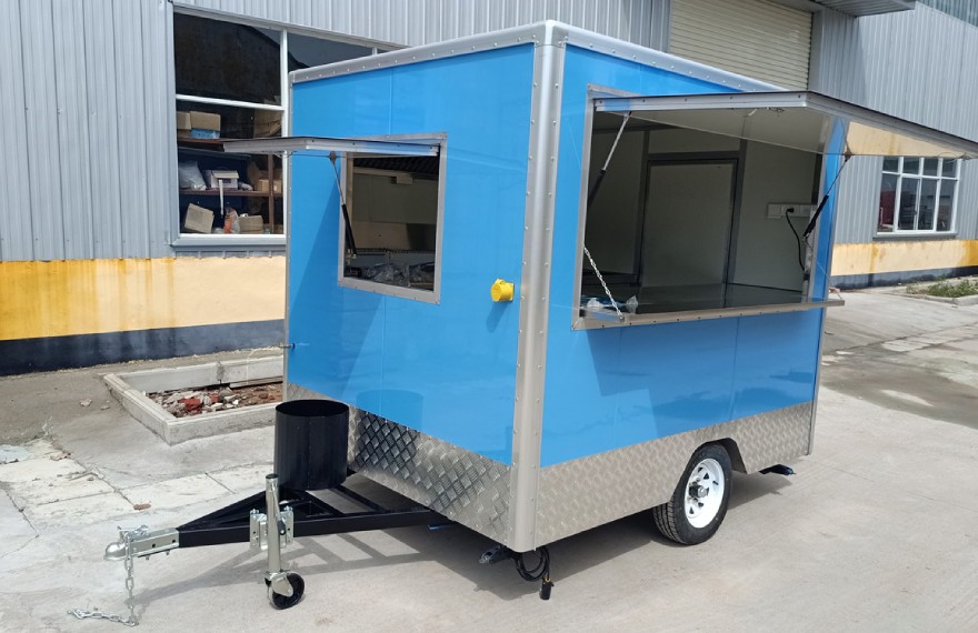small mobile food trailer for sale in stock